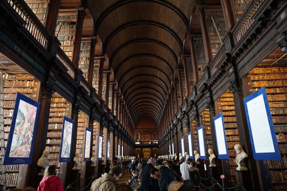 wide library shot